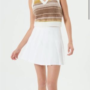 Aritzia white pleated skirt, brand is Sunday Best, size 2